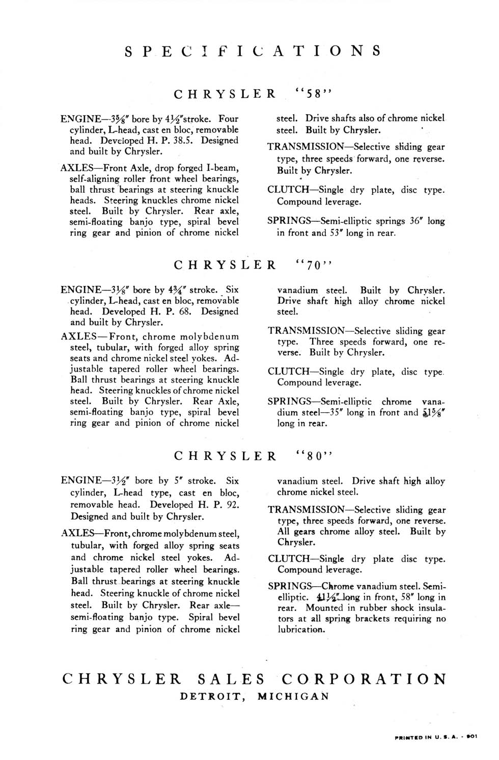1926 Chrysler Brochure Page 11